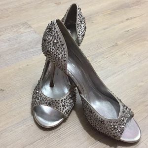 Aldo silver heels